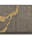 Melange - Fissured Entertainment Credenza - Dark Gray