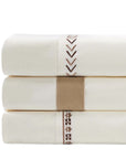 Fair Isle - King 350TC Rustic Sheet Set Set of 4 - Cream