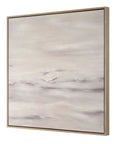 Trance - Hand Painted Abstract Art - Brown / Gray / White / Woodtone