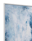 Lake Time Framed Canvas - Blue