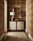 Camellia - Caramel Wall Mirror - Caramel Lacquer
