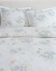 Rosaline - Queen Washed Linen Comforter Set Set of 3 - White