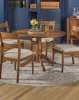 Azalea - Upholstered Dining Chair Set of 2 - Walnut