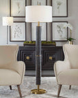 Summit - Rustic Floor Lamp - Black