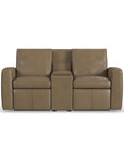 Aria - Power Reclining Loveseat With Console