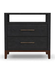 Waterfall - Nightstand - Black