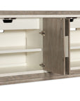 Serenity - Tulum Media Storage Cabinet - Gray