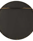 Odeon - Shell Inlay Round Mirror - Bronze