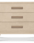 Westwood - Three-Drawer Nightstand - Beige