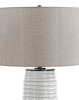 Barat - Ceramic Table Lamp - White