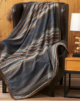 Estes - Chenille Throw - Blue