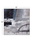 Yuma Canvas Art - Gray