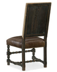 Hill Country - Comfort Upholstered Side Chair Set of 2 - Light Brown / Dark Brown