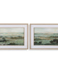 Warm - Valley Framed Prints (Set of 2) - Light Brown