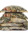 Provence - Queen Washed Linen Comforter Set Set of 3 - Multi Color