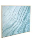Framed Canvas Tidal Drift - Silver