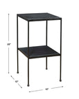 Sherwood - Square Marble Accent Table