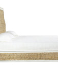 Priscilla - King Bed - White / Light Brown