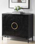 Briseis - 2 Door Cabinet - Black