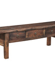 Antique - Coffee Bench - Dark Brown