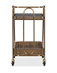 Commerce And Market - Walnut Wine and Bar Cart - Light Caramel