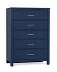 Tide & Timber - Chest 5 Drawer - Luxe Blue Oak