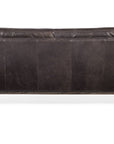 SS - Kandor Leather Stationary Sofa - Black