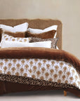 Woodstock - Twin Reversible Quilt Set (Set of 2) - White / Tan