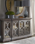 Belino - Wooden 4 Door Chest - Dark Brown