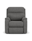Penn - Transitional Fabric Power Rocking Recliner With Power Headrest & Lumbar
