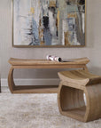 Connor - Elm Accent Stool - Light Brown