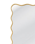 Freya - Floor Mirror - Antique Gold Leaf