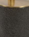 Kaufman - Crystal Accent Table - Black / Brass