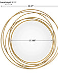 Whirlwind - Round Mirror