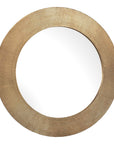 Tano - Round Mirror - Antique Brass
