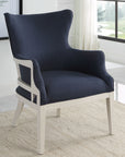 Gordonston - Blue Fabric Accent Chair