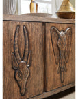 Commerce And Market - Safari Credenza - Dark Brown