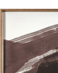 Eclectic-Fuse Framed Print - Brown