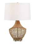 Samori - Rattan Table Lamp - Woodtone