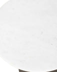 Olso - Outdoor Accent Table - Bronze / White