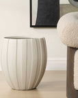 Ridgehaven - Textured Outdoor Planter - White