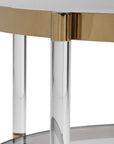 Kellen - Glass Coffee Table - Gold