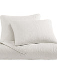 Cotton Comfort - King Quilt Set Set of 3 - White