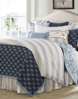 Prescott - King Duvet Cover Set (Set of 3) - Navy