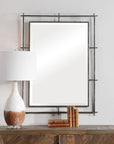 Ironworks - Industrial Mirror - Black