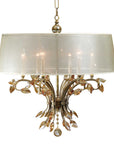 Alenya - 6 Light Shade Chandelier - Gold