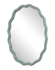 Isly - Robin's Egg Oval Mirror - Blue