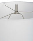 Ascent - White Geometric Table Lamp