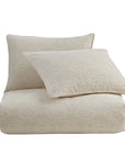 Tempe Matelasse - Queen Duvet Cover Set (Set of 3) - Sand