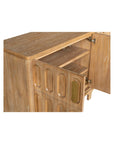 Ryder - Server - Chestnut Elm / Antique Brass